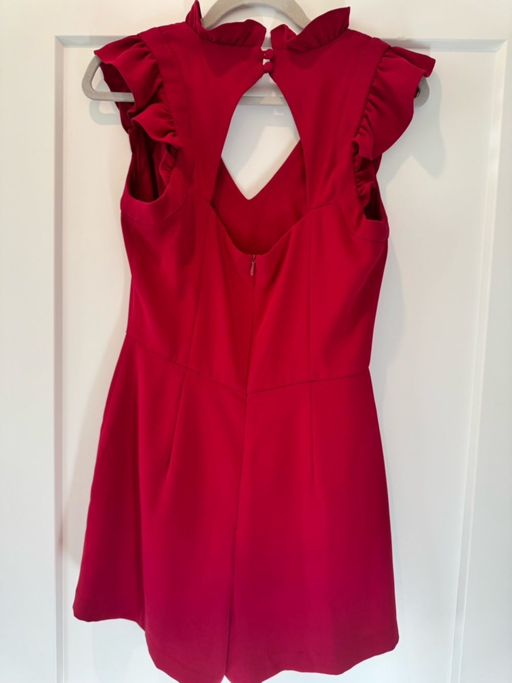 Adelyn Rae Red Romper - Picture 2 of 7